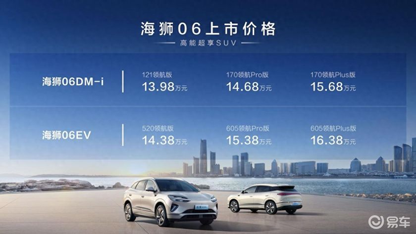 高能超享SUV！比亚迪海狮06长沙区上市13.98万起售